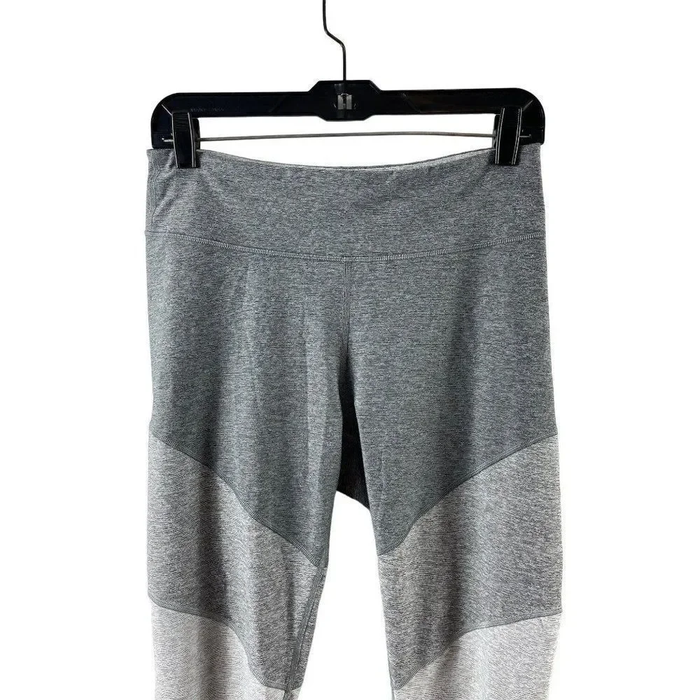 Outdoor Voices Springs 7/8 Leggings In Graphite/Ash/Dove Large Colorblocked